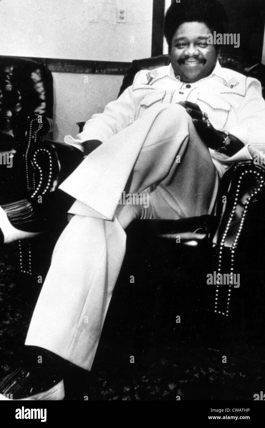 Fats Domino, ca Ende der 1970er Jahre bis Anfang der 1980er Jahre. Höflichkeit: CSU Archive / Everett Collection Stockfoto