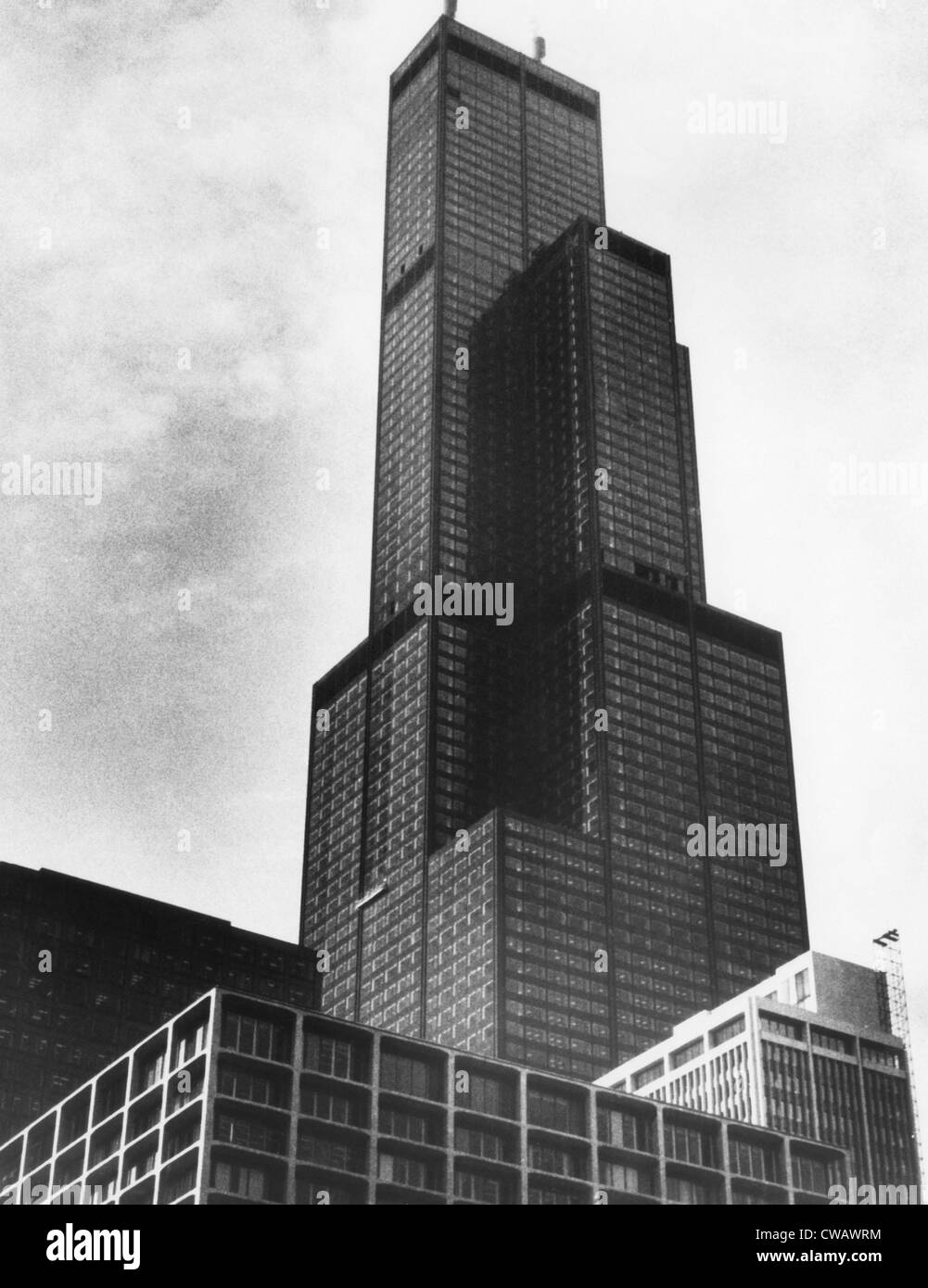 Der Sears Tower, Chicago, Illinois, ca. 1970. Höflichkeit: CSU Archive/Everett Collection Stockfoto