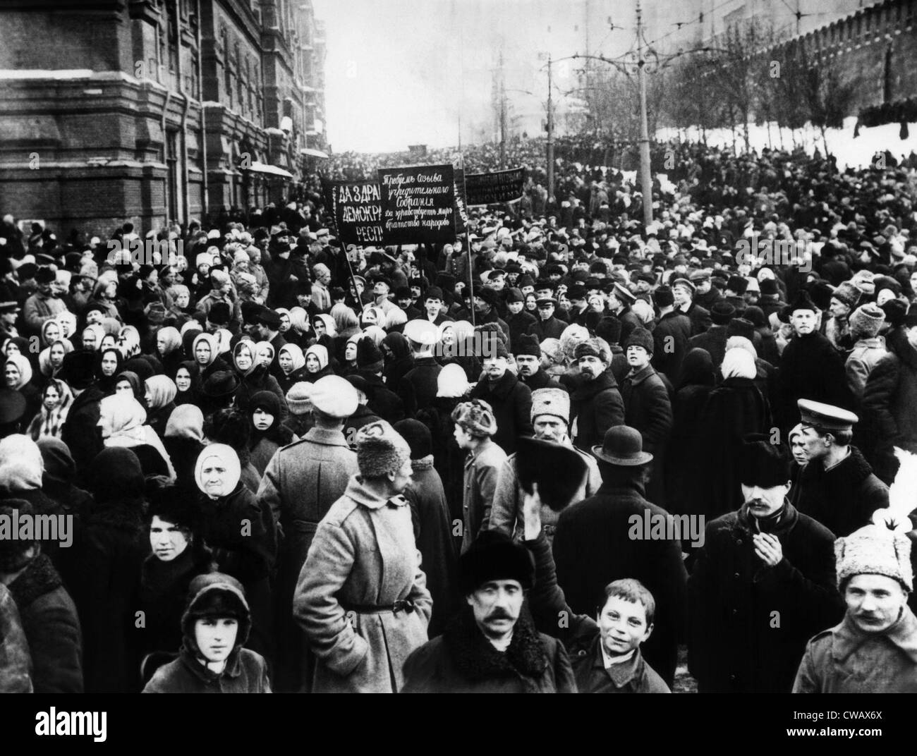 Russische Revolution, ca.mid, späten 1910er Jahren. Höflichkeit: CSU Archive/Everett Collection. Stockfoto