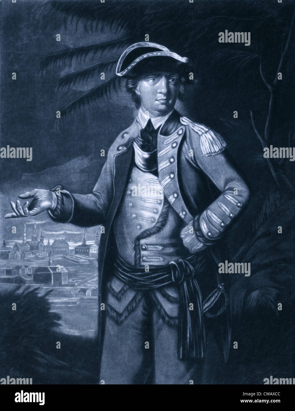 Benedict Arnold - wer befahl die provinziellen Truppen gegen Quebec und Erstürmung der Stadt, Kanada in verwundet wurde die Stockfoto