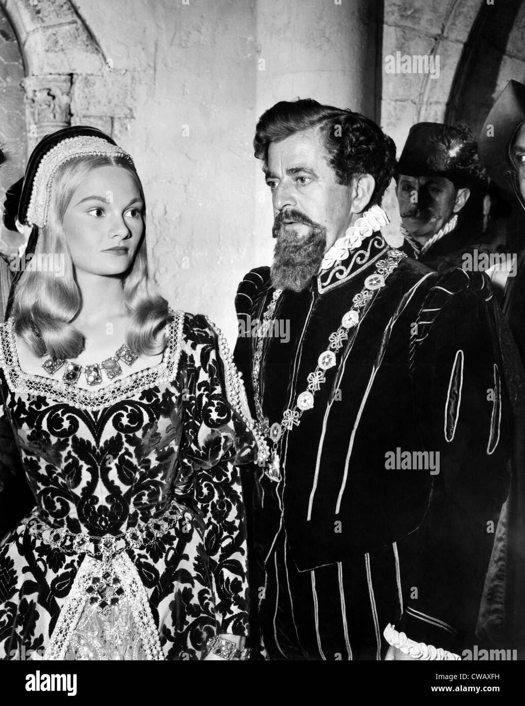 SIE sind es, Gloria Talbot, Noel Drayton in "The Last Day eine englische Königin" (9/18/55-Staffel 4 ausgestrahlt), 1953-57. Höflichkeit: Stockfoto