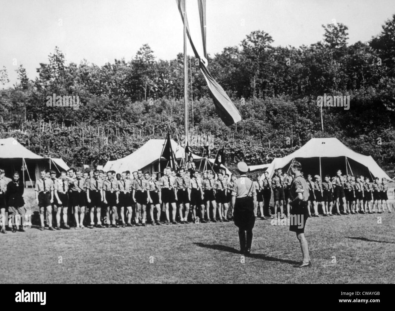 Nazi-Deutschland, ein Hitler Jugend Camp, Deutschland, 1939. Stockfoto
