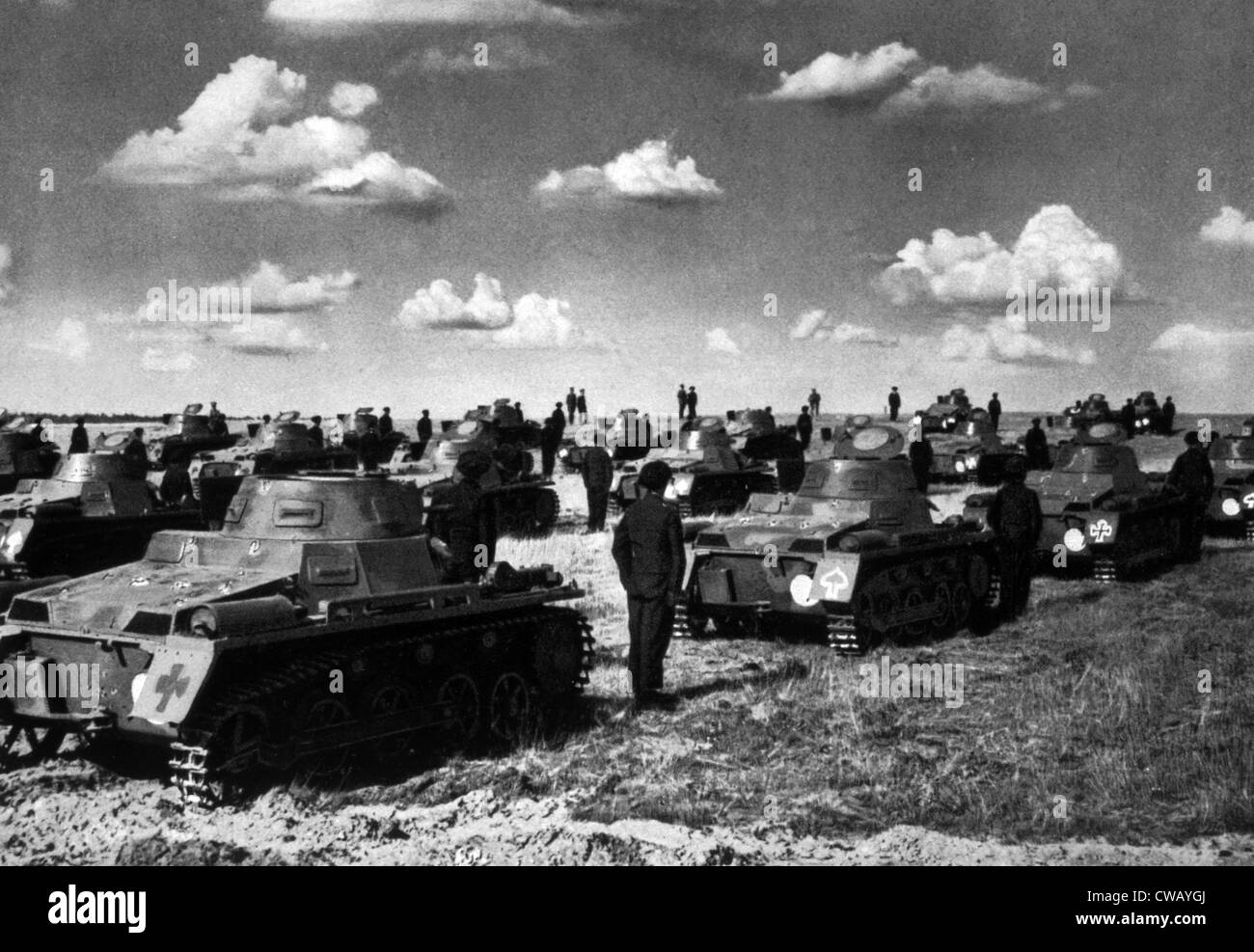 Nazi-Deutschland, deutsche Panzer 1935. Stockfoto