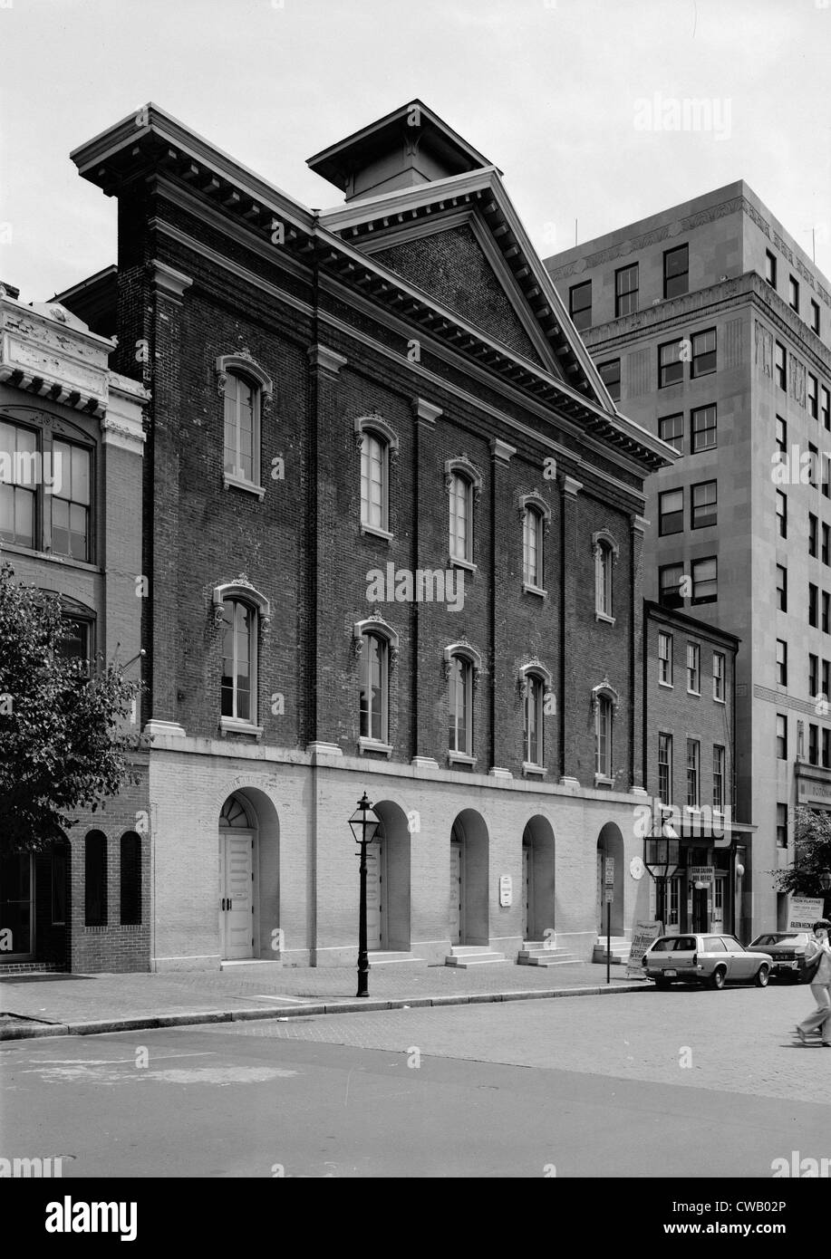 Theater, Ford es Theater, Ort der Ermordung von Präsident Abraham Lincoln, Exterieur, 511 Tenth Street Northwest Stockfoto