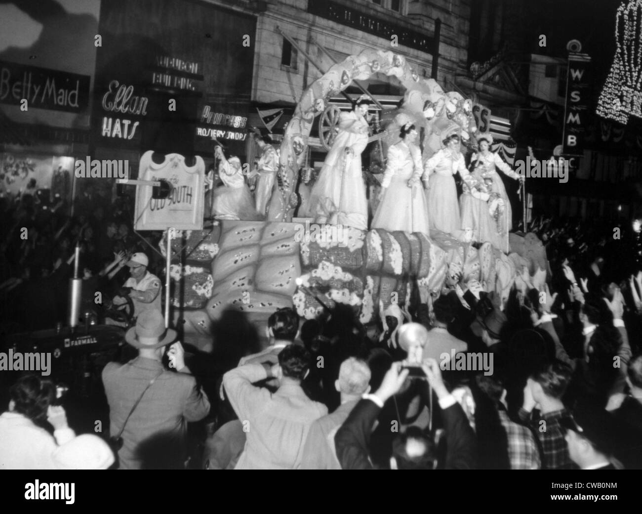 LOUISIANA-Territorium, Karneval in New Orleans, 1953 Stockfoto