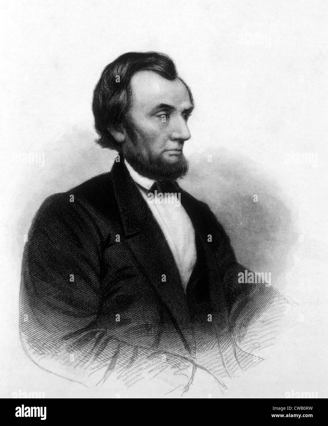 Abraham Lincoln (1809-1865) Stockfoto