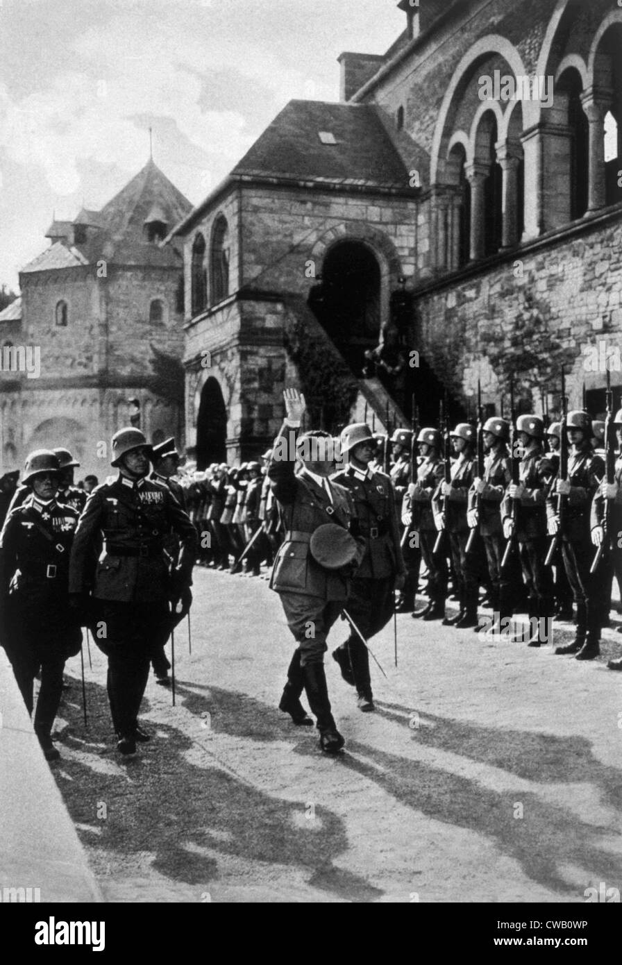 Adolf Hitler am Ernstdankfest, 1934 Stockfoto