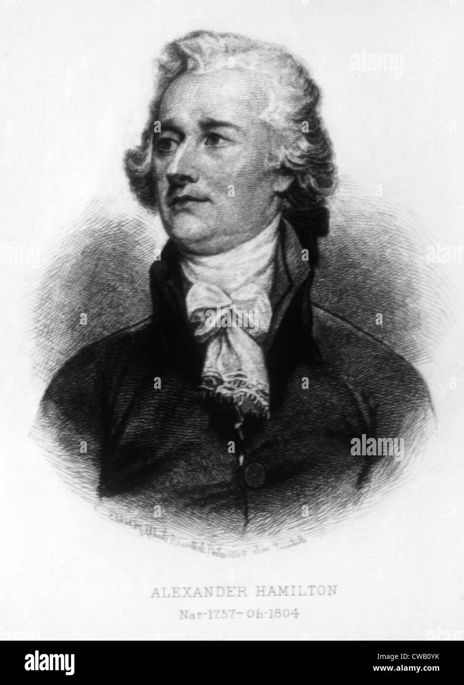 Alexander Hamilton (1755-1804) Stockfoto