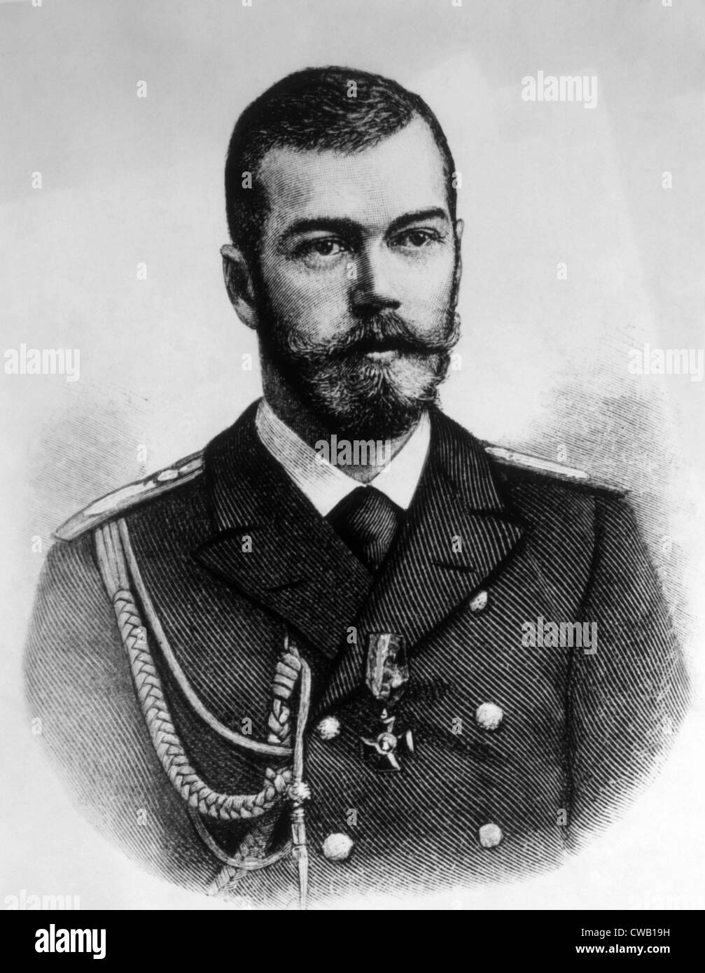 Zar Nicholas II (1868-1918), der letzte Zar von Russland (1894-1917) Stockfoto