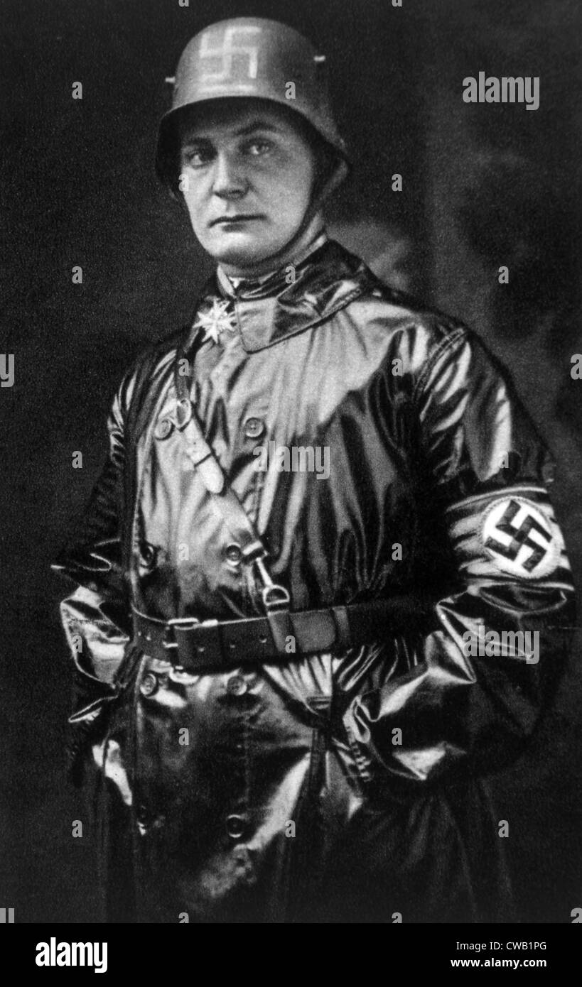 Hermann Goering, (1893-1946), deutscher Politiker und Heerführer und führendes Mitglied der NSDAP, 1923. Stockfoto