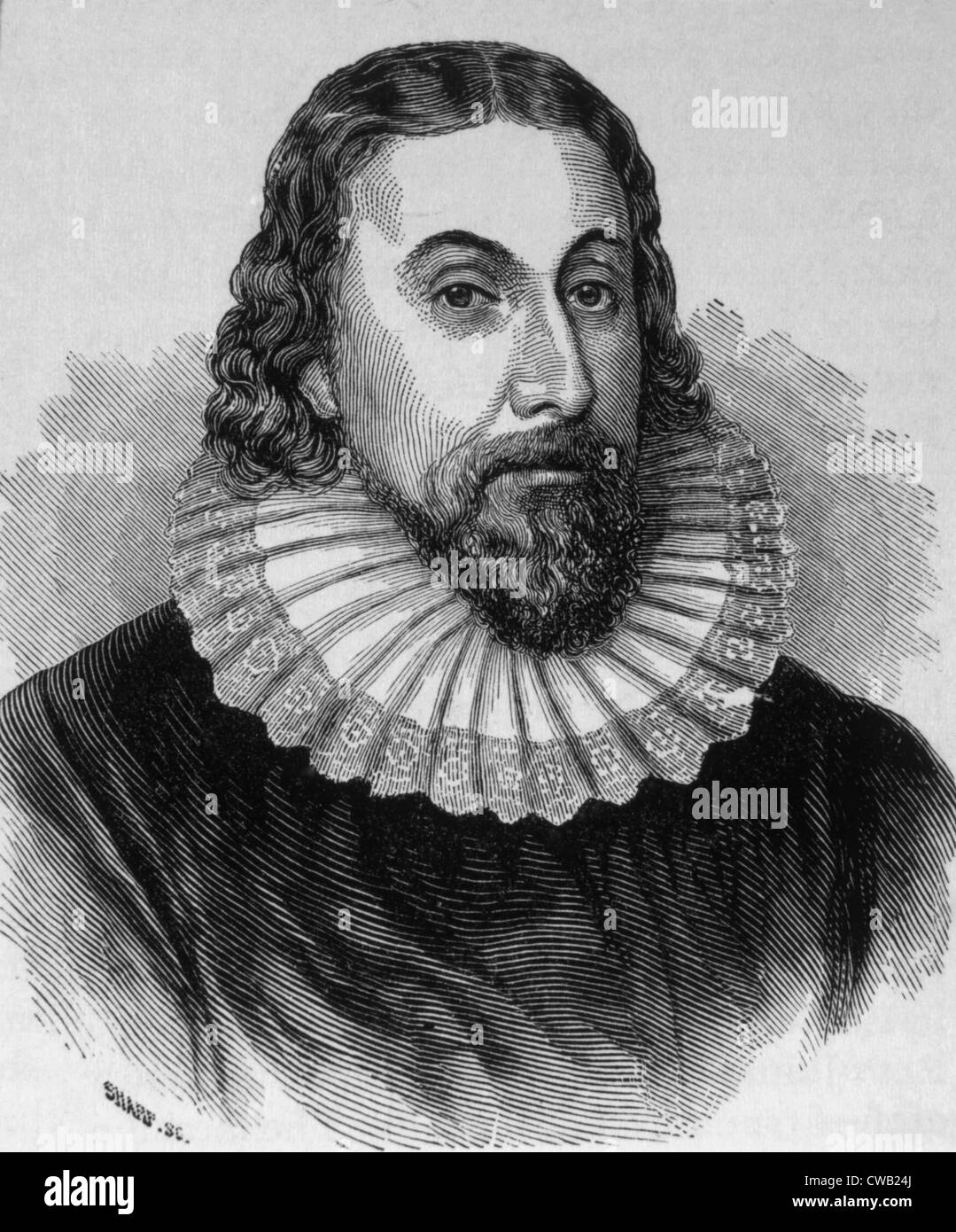 John Winthrop (1588-1649) Stockfoto