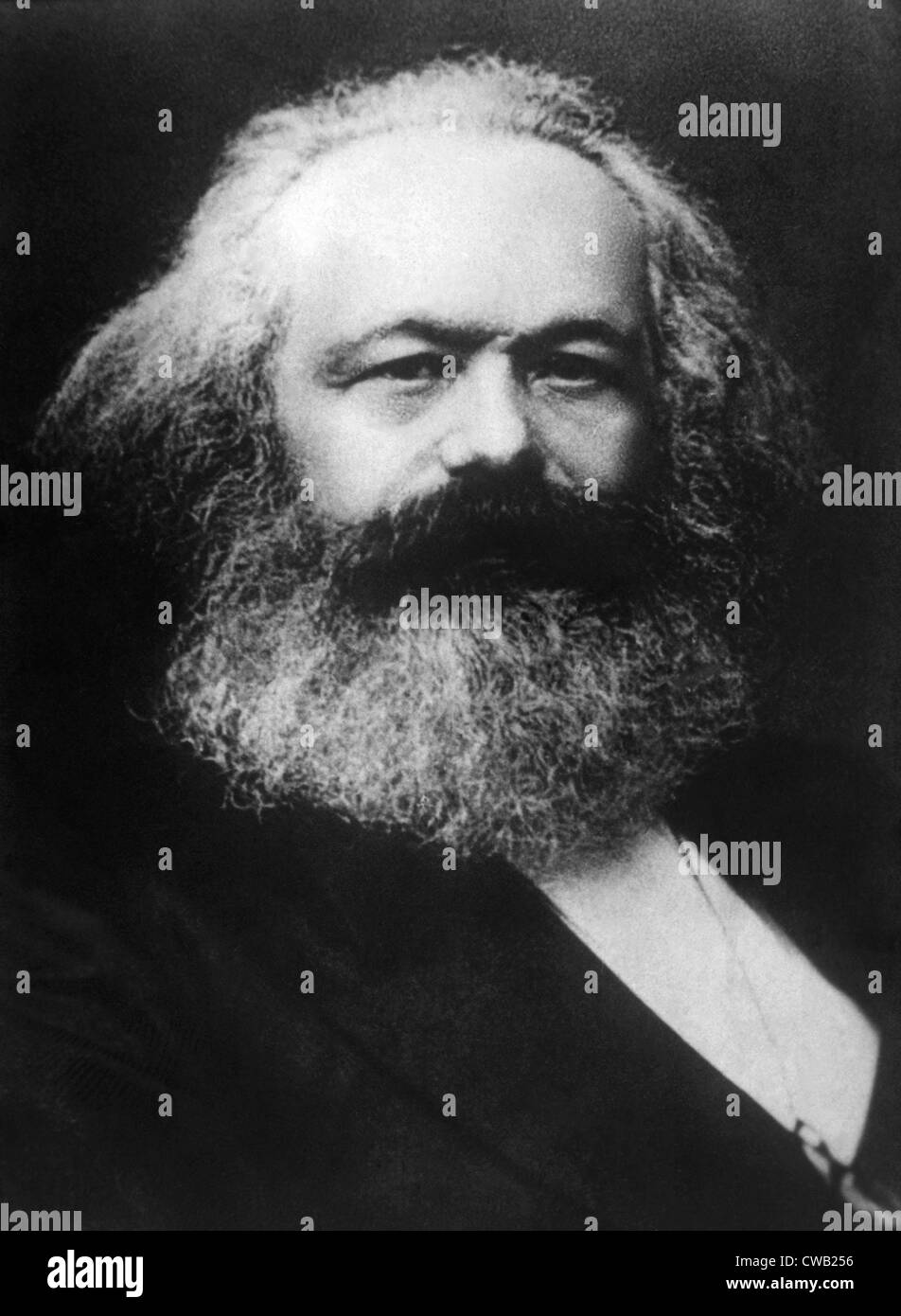 Karl Marx (1818-1883) Stockfoto
