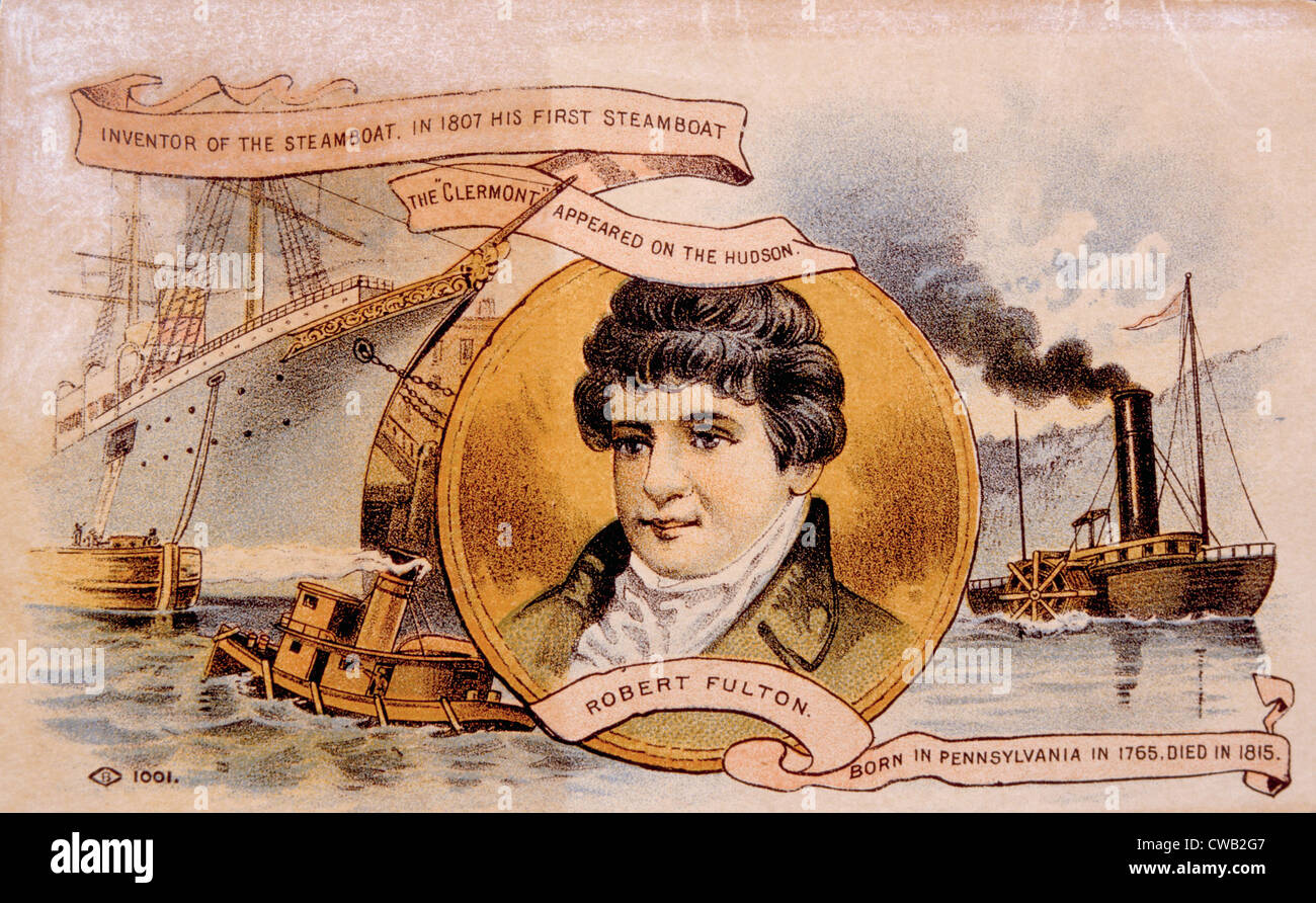 Robert Fulton (1765-1815) Stockfoto