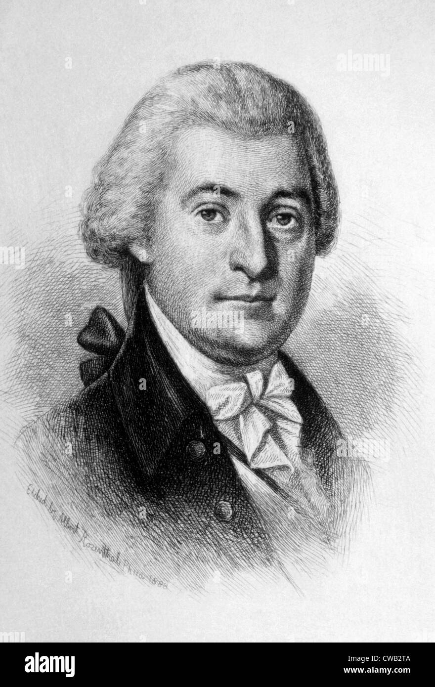 William Blount (1749-1800) Stockfoto