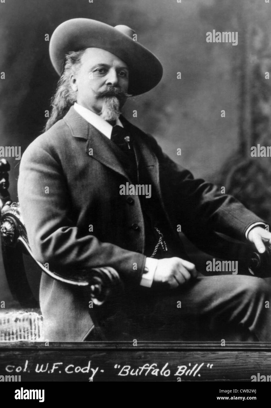 William (auch bekannt als Buffalo Bill Cody) (1846-1917) Stockfoto