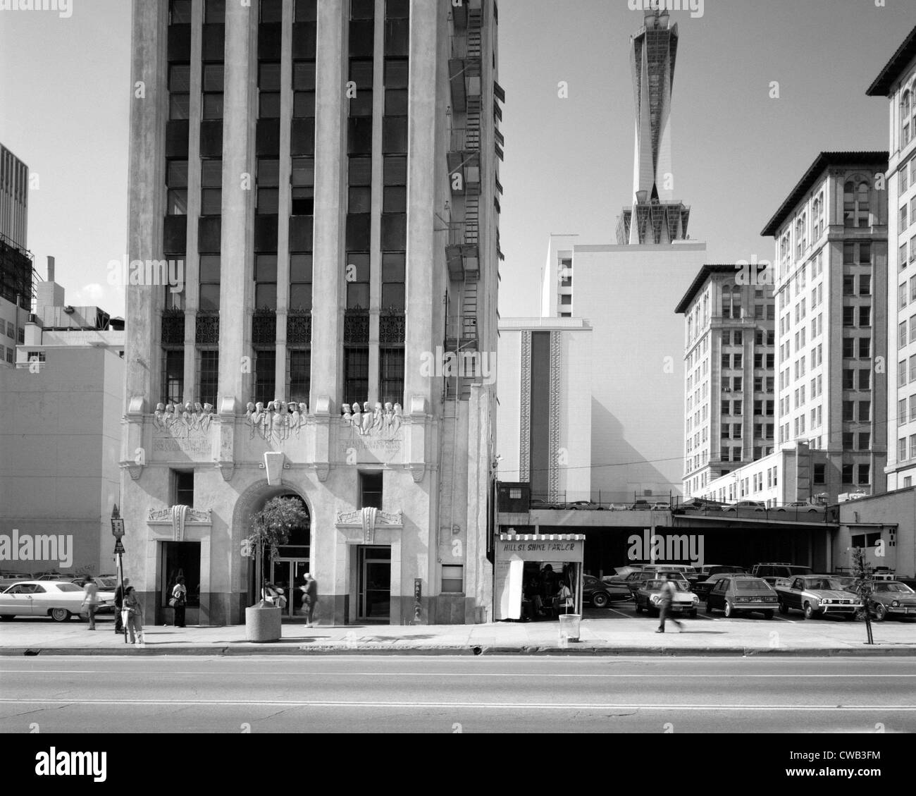 Los Angeles, Bundesgebäude Titel, Titel Bundesgebäude wurde von Walker und Eisen, ein prominenter südlichen Stockfoto