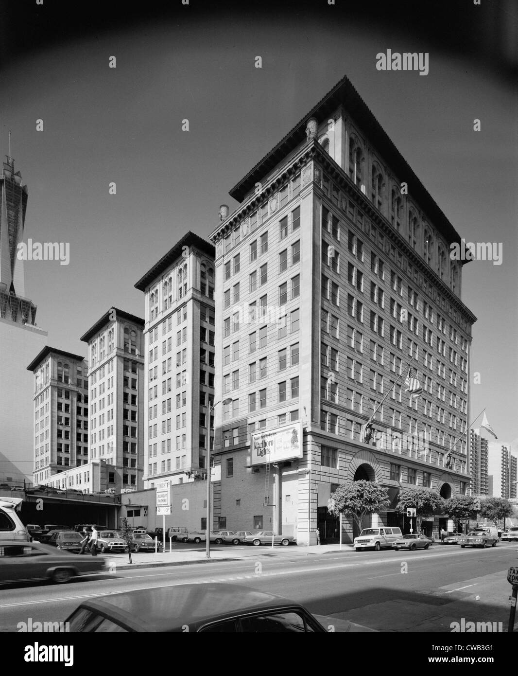 Los Angeles, U-Bahn Terminal Building The Subway Terminal Building wurde von prominenten Architekturbüro entworfen. Stockfoto