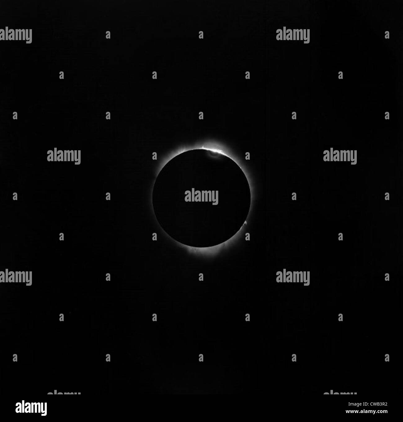 Astronomie. Eine Sonnenfinsternis, 1937 Stockfoto