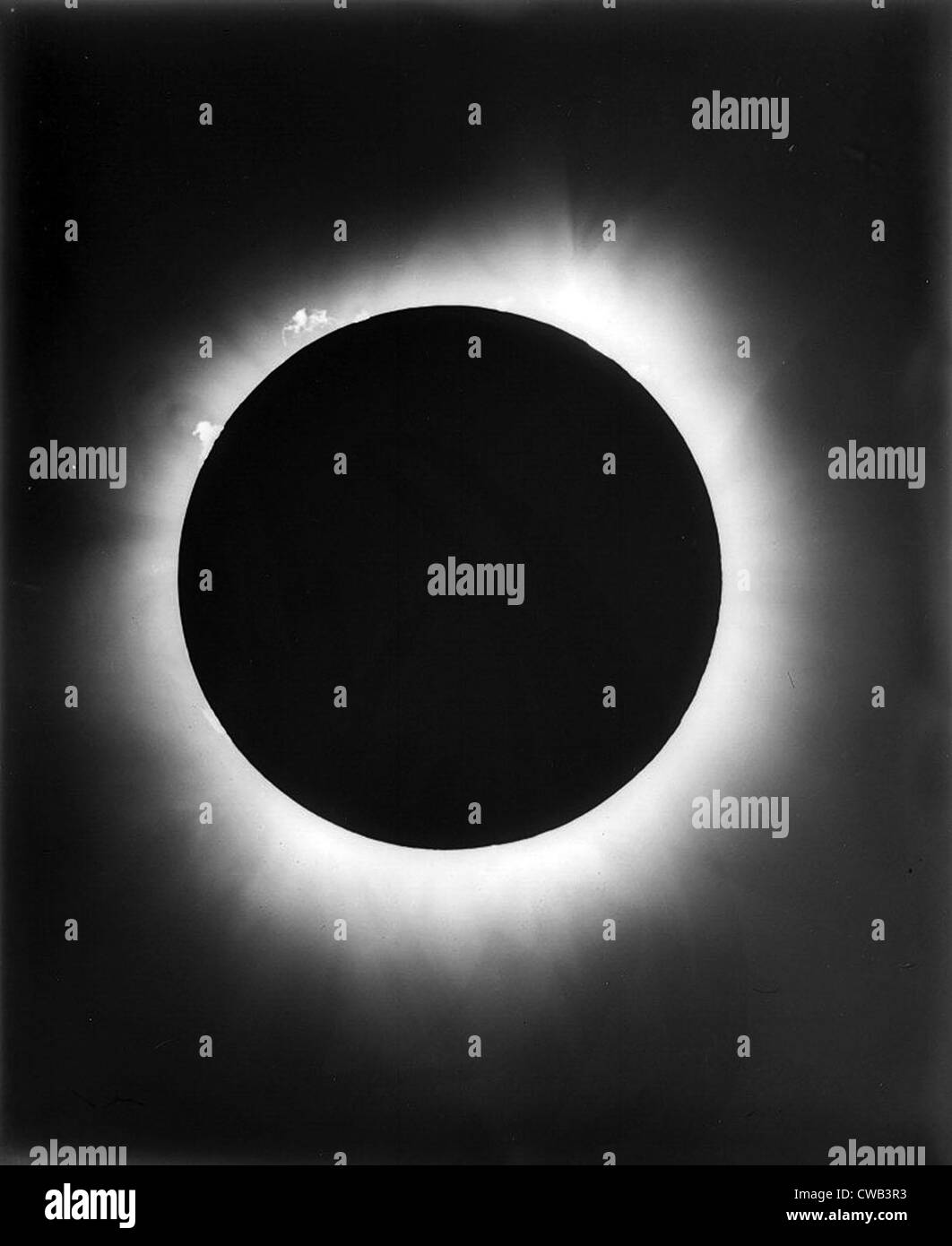 Astronomie. Eine Sonnenfinsternis, 1926 Stockfoto