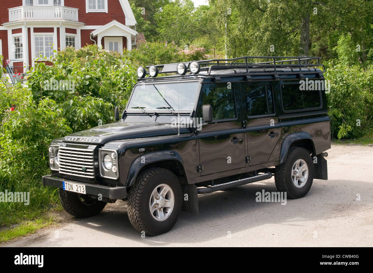 Land Rover 110 01:10 Verteidiger off Road Geländewagen Suv Stockfoto