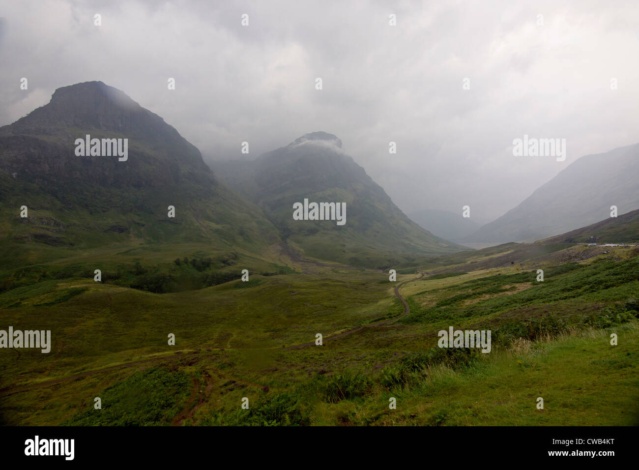 Glencoe, Schottland Berge Stockfoto