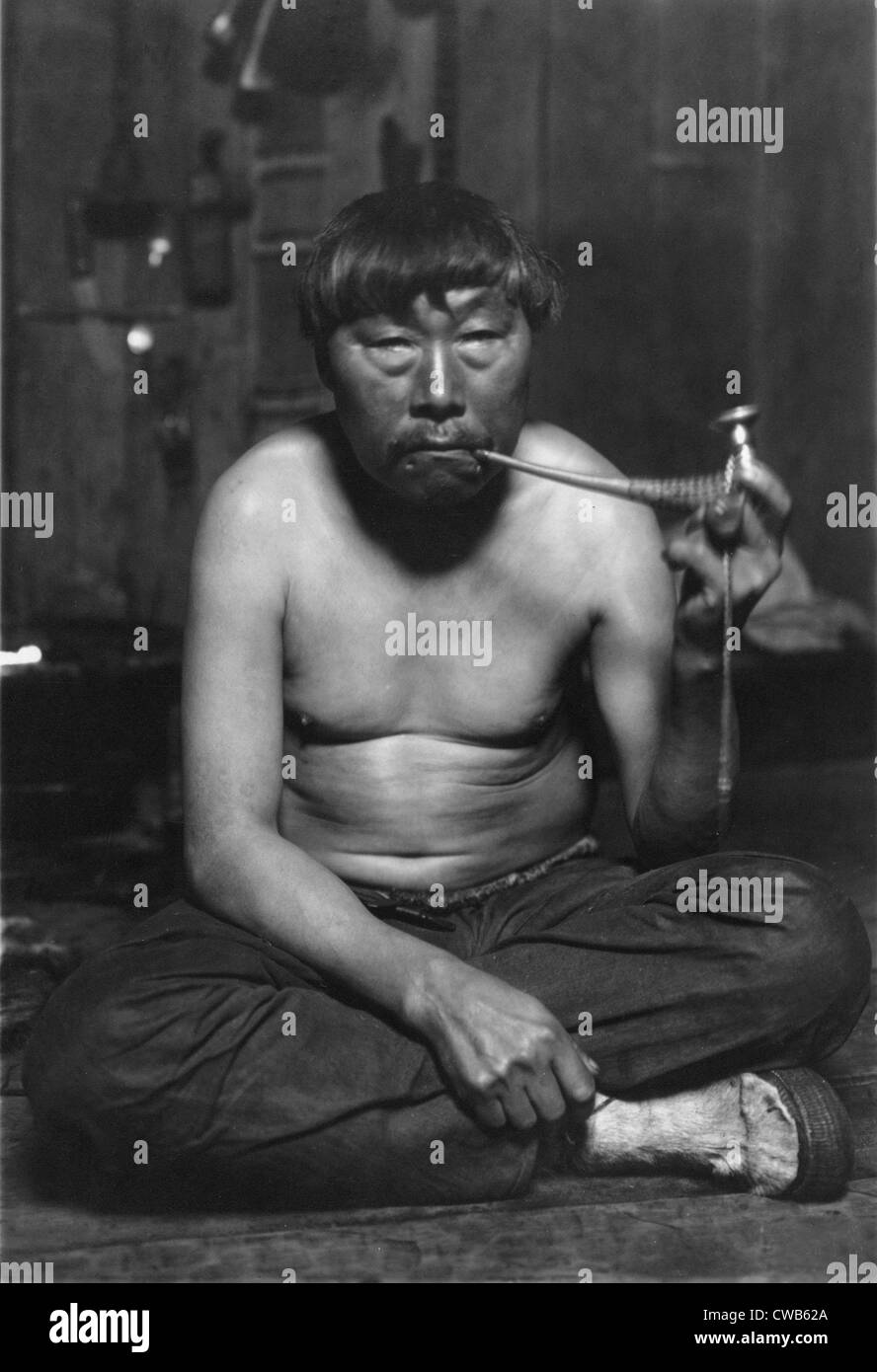 Eskimo Pfeife, Foto von Lomen Bros., 1900-1927 Stockfoto
