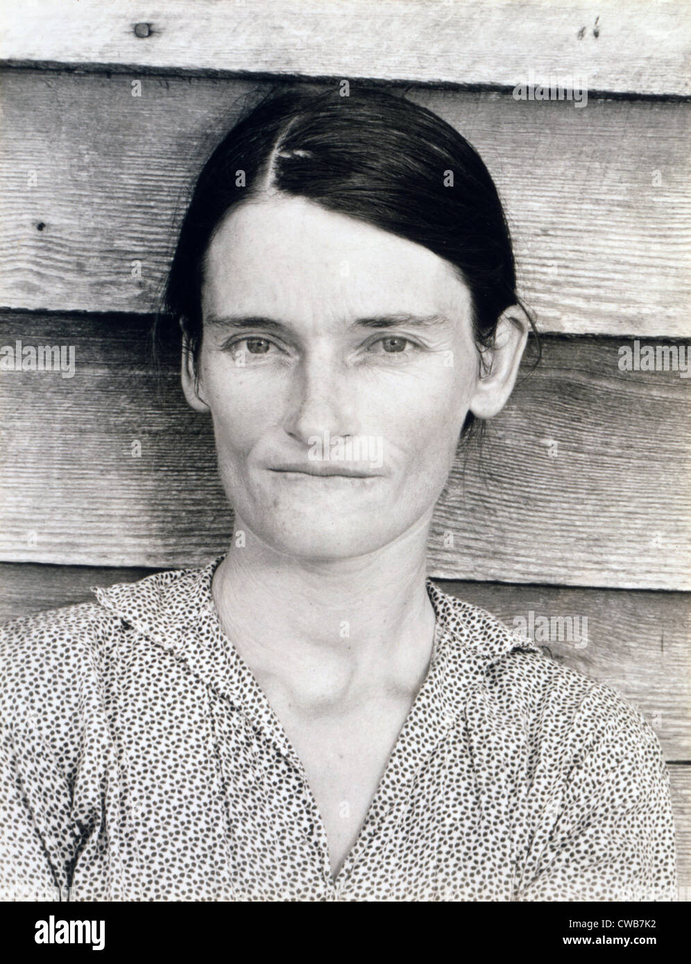 Allie Mae Burroughs, Ehefrau von Floyd Burroughs, Pächter. Hale County, Alabama. Veröffentlicht in dem Buch "Let us nun Lob Stockfoto