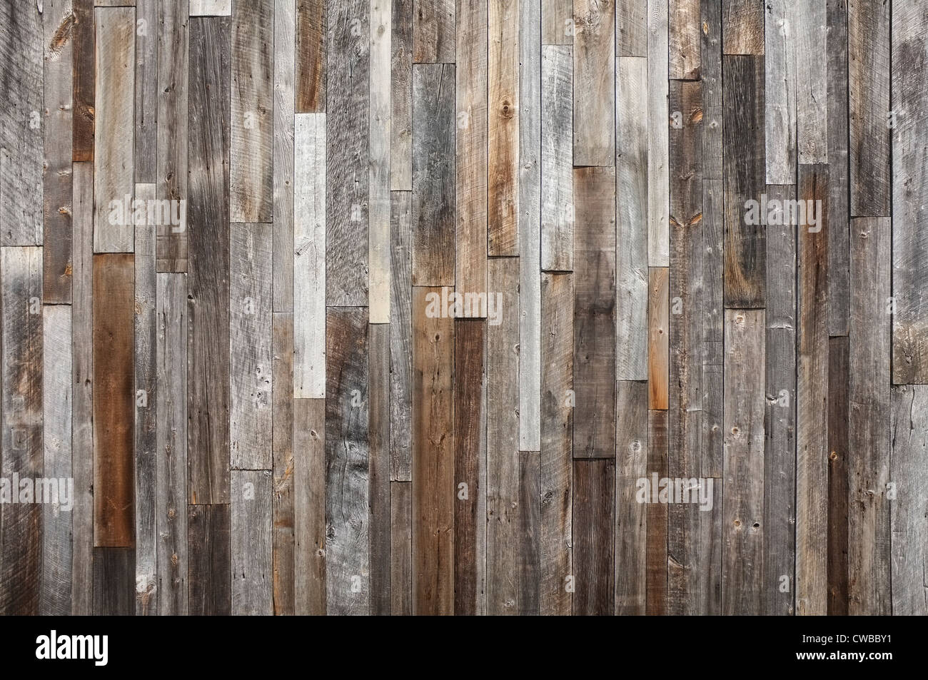 Alte und verwitterte Holz Hintergrund Stockfoto