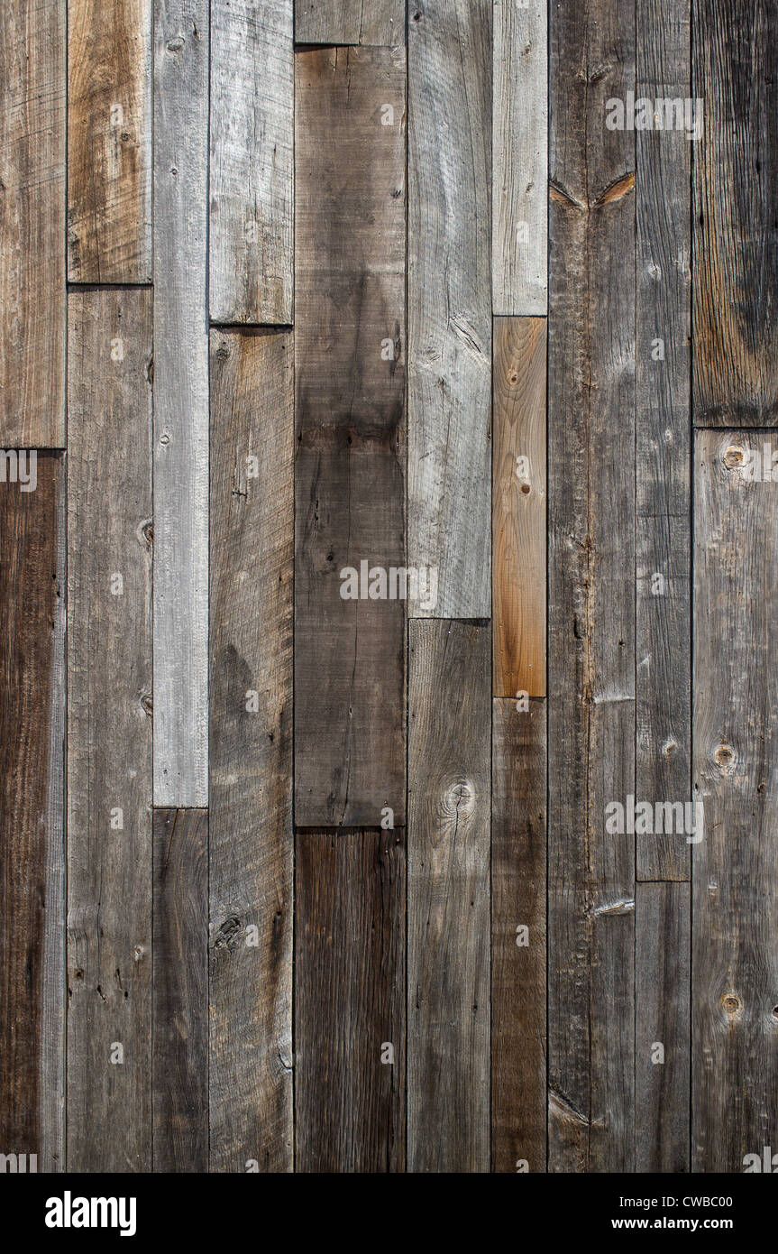 Alte und verwitterte Holz Hintergrund Stockfoto