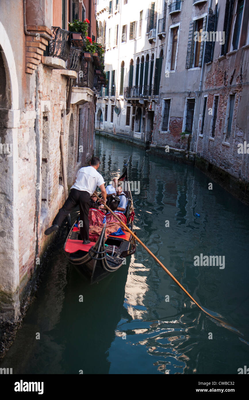Gondel in Venedig, Italien Stockfoto