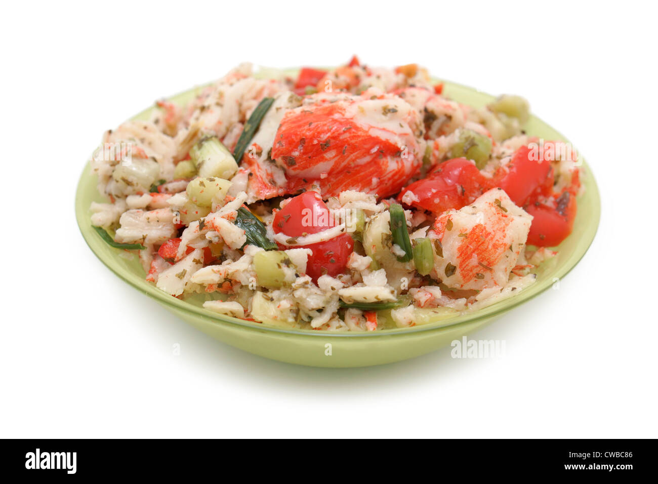 Meeresfrüchte Salat Stockfoto