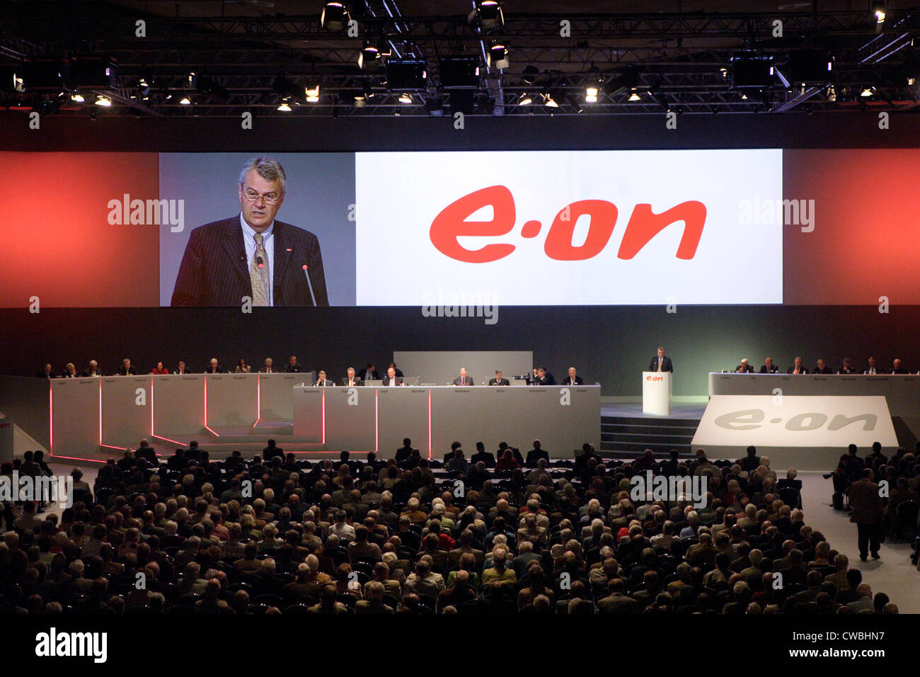 EON, Dr. Wulf H. Bernotat Stockfoto