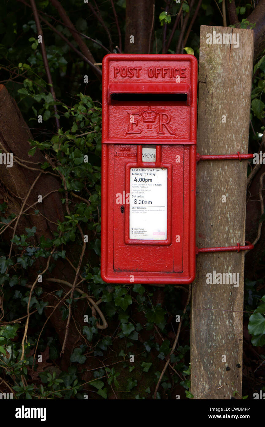 ROTE LAMPE BOX Stockfoto