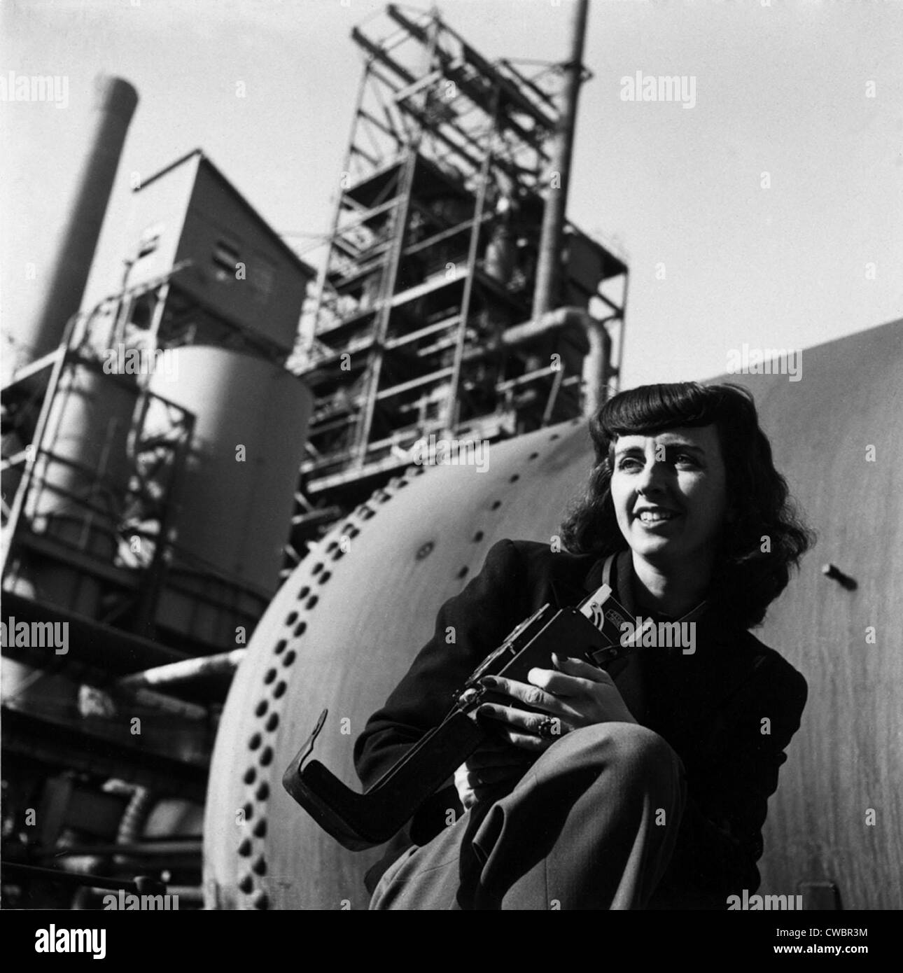 Esther Bubley (1921-1998), amerikanischer Fotograf während ihrer Tätigkeit bei der Farm Security Administration, die große Depression Stockfoto