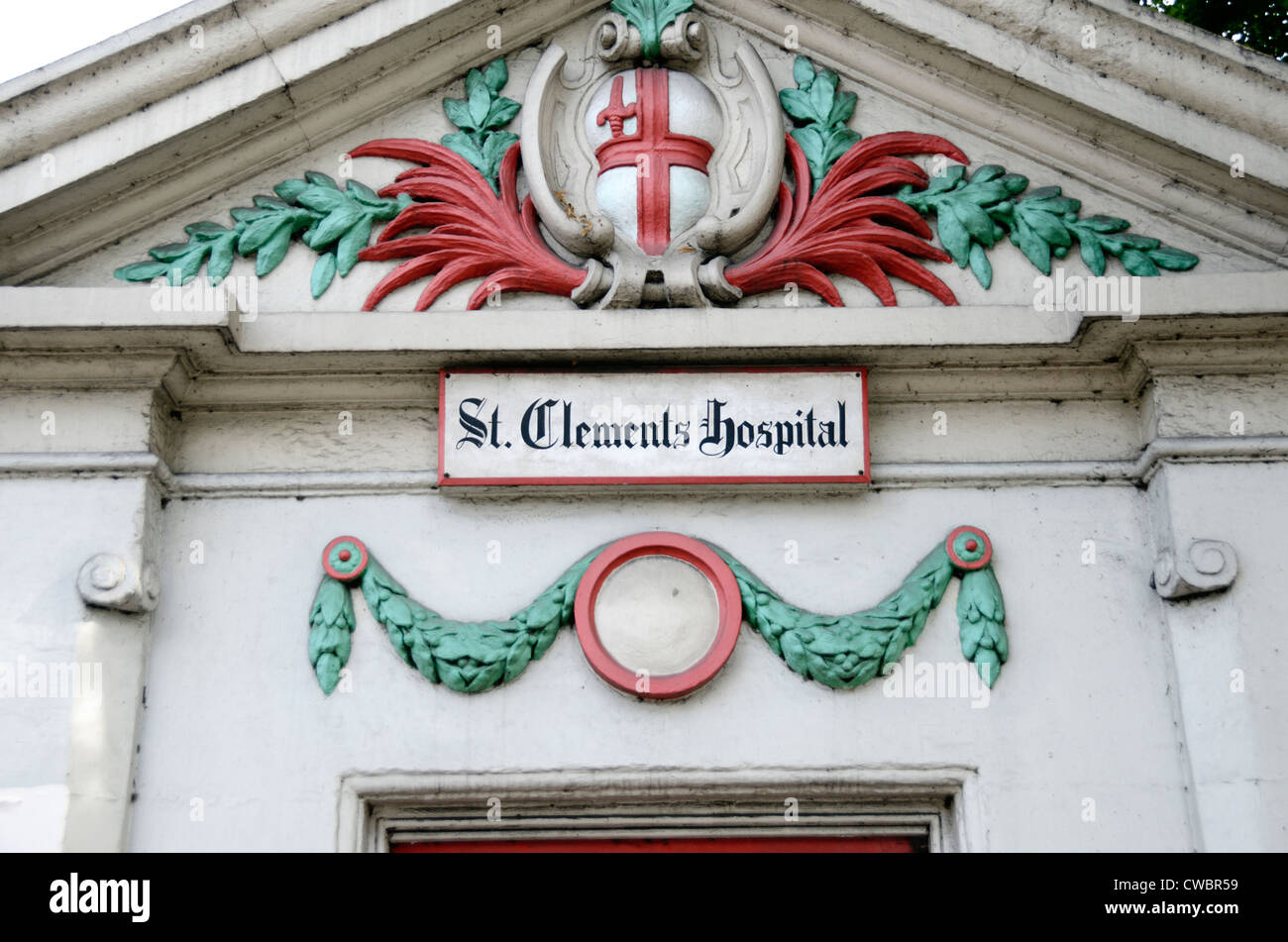 St Clement Krankenhaus, einem viktorianischen psychiatrischen Krankenhaus in Bow, London, UK Stockfoto