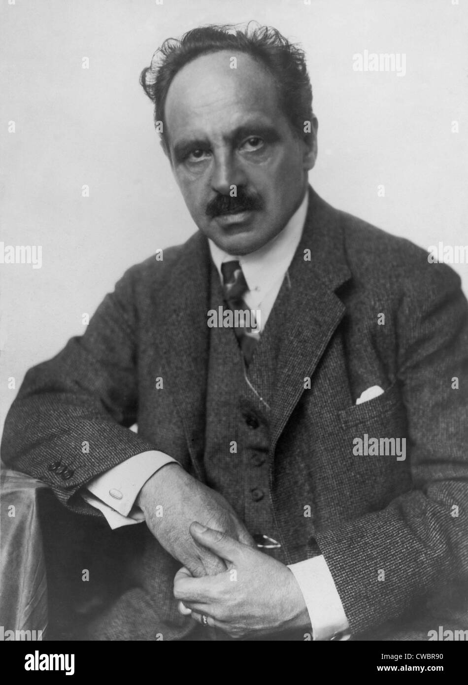 Jacob Wasserman (1873 – 1934), deutscher Autor, am bekanntesten für seinen Roman THE MAURIZIUS CASE (1928), ein Kriminalroman, das erforscht Stockfoto