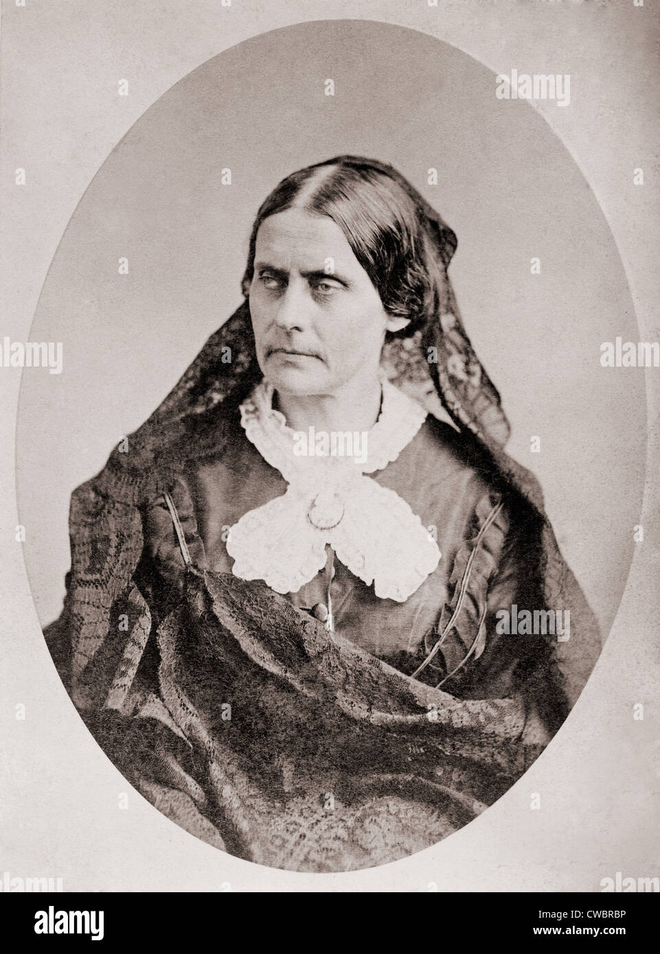 Susan (1820 –1906), American Frauenrechte Leader, ca. 1860. Stockfoto