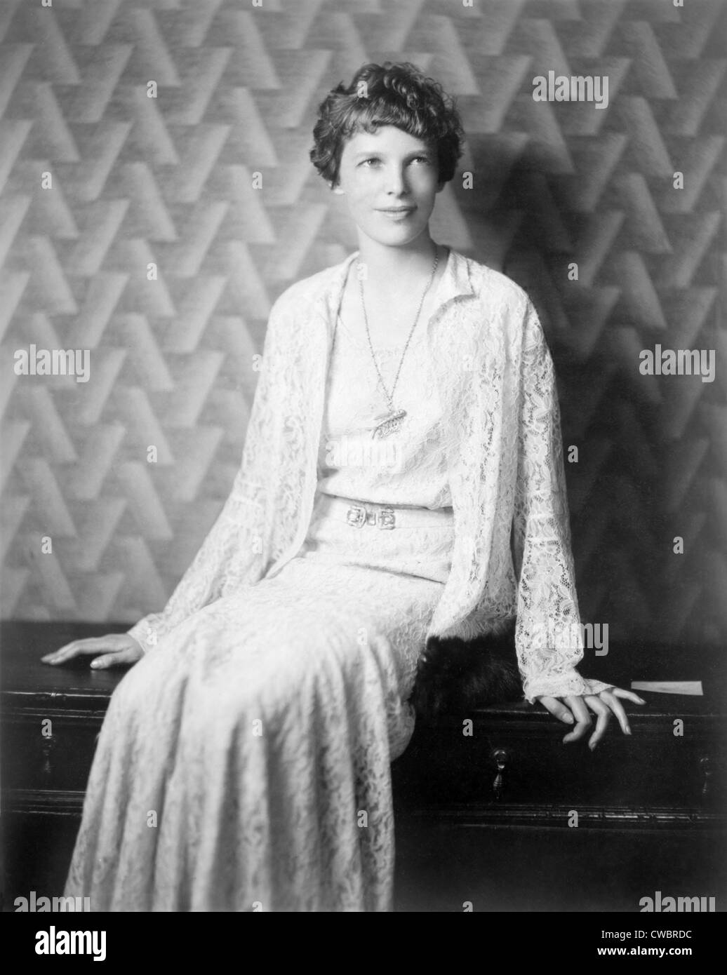 Amelia Earhart (1897-1937), 1932-Porträt von E.F. Foley. Stockfoto