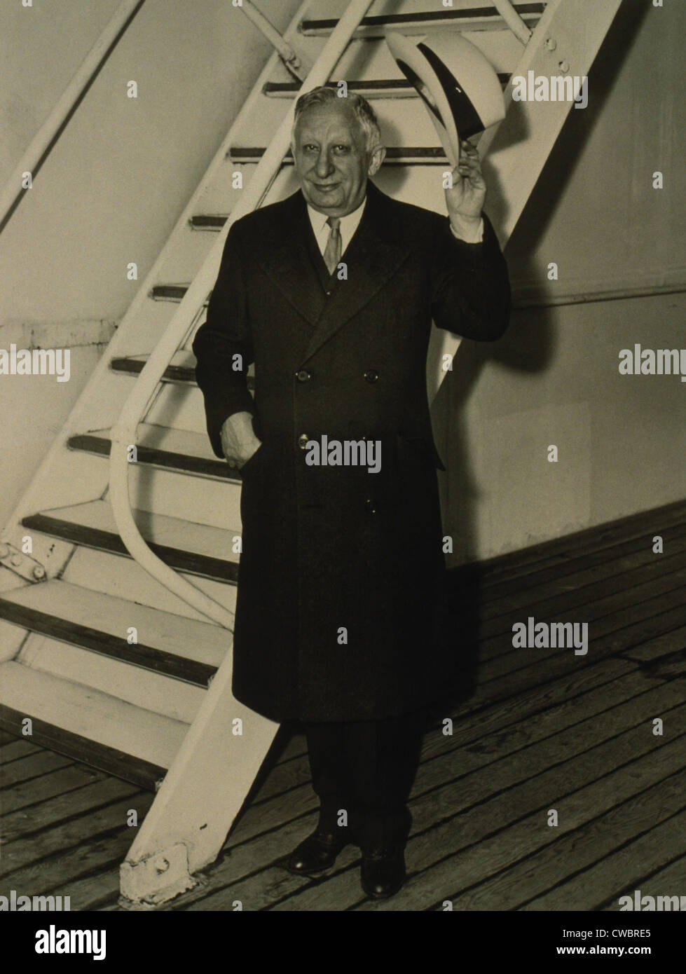 Paul J. Bonwit (1862-1939), deutscher geborenen Gründer der das Kaufhaus Bonwit Teller in New York City. 1934. Stockfoto