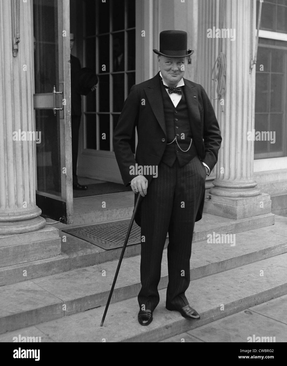 Winston Churchill (1874-1965), kurz nach seiner konservativen Partei verloren die Parlamentswahl von 1929 und am Anfang seiner Stockfoto