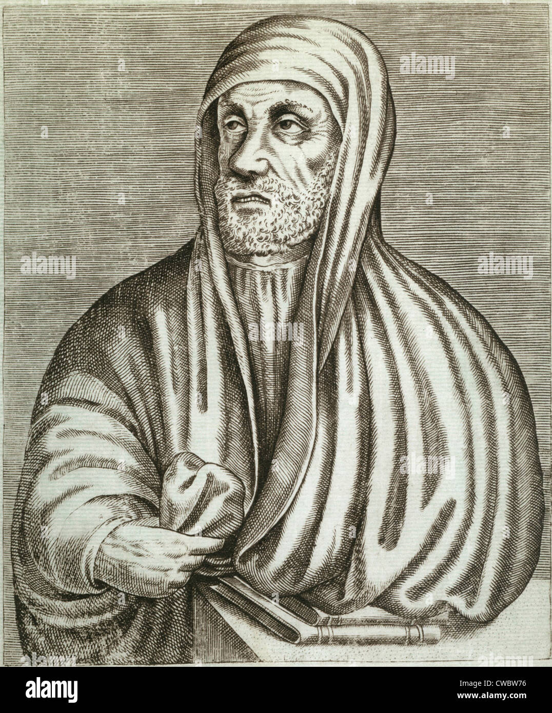 Avicenne (980-1037), in arabischer Sprache namens 'Ibn Sina,' ist eine der berühmtesten und einflussreichsten der Philosoph-Wissenschaftler des Islam. Stockfoto