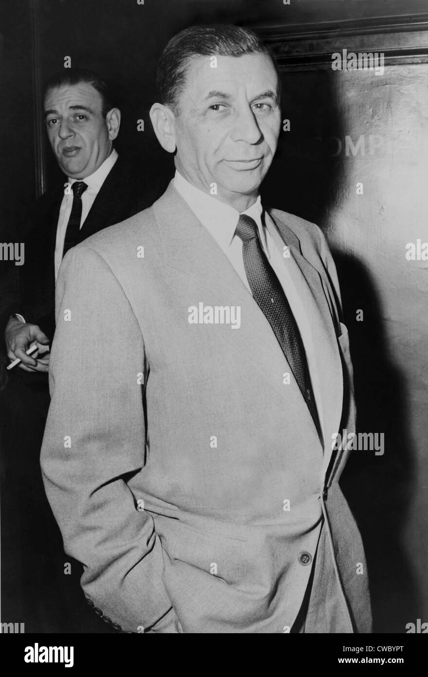 Meyer Lansky (1902 – 1983), Unterwelt Finanzier, Spielkasinos in Kuba und in Las Vegas im Jahr 1958 gebaut. Er inspirierte Film Stockfoto