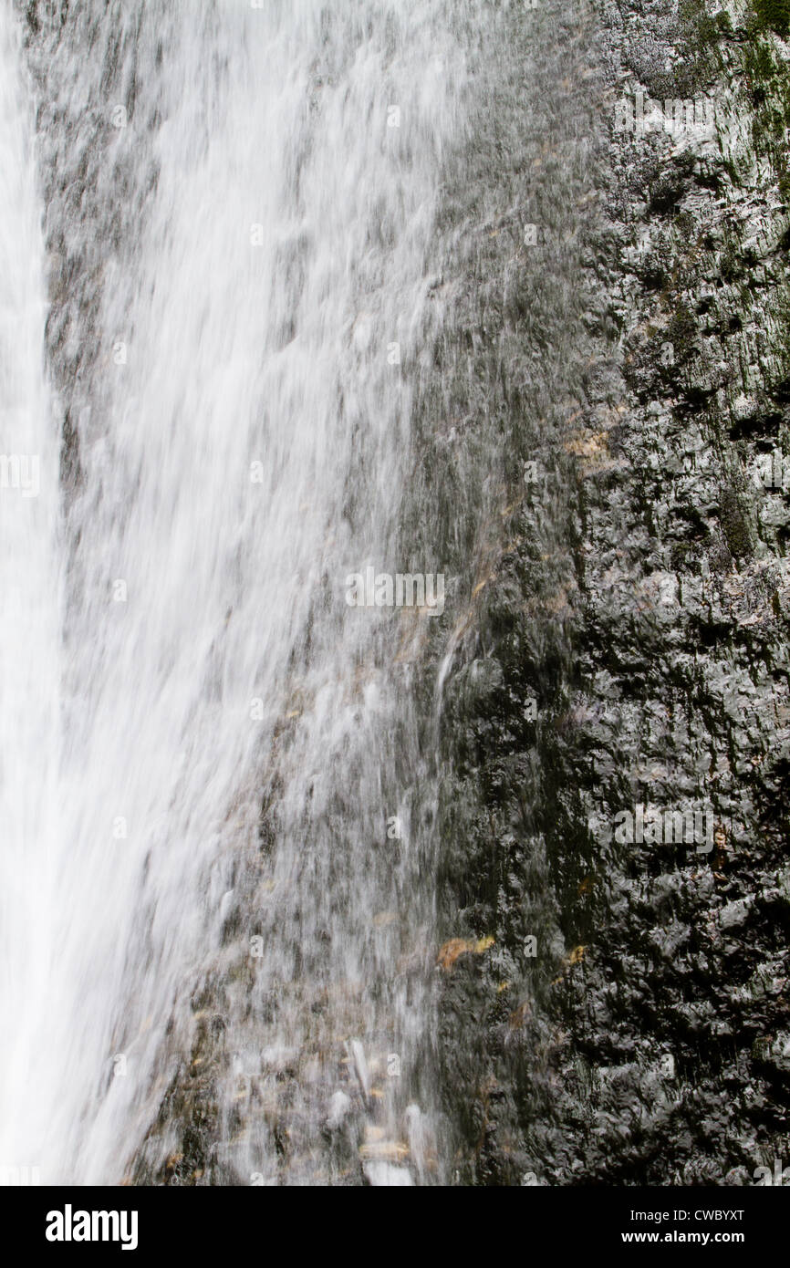 Duruitoarea Wasserfall (1210 m), Ceahlau-massiv Stockfoto