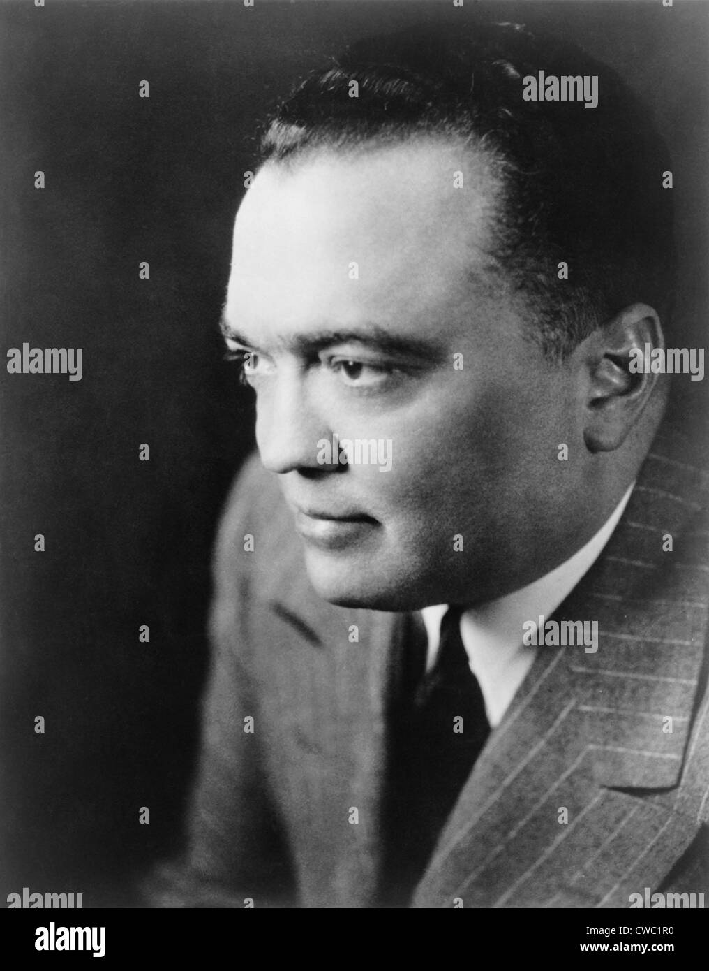 J. Edgar Hoover Direktor des Federal Bureau of Investigation in 1948 Publicity Foto. Stockfoto