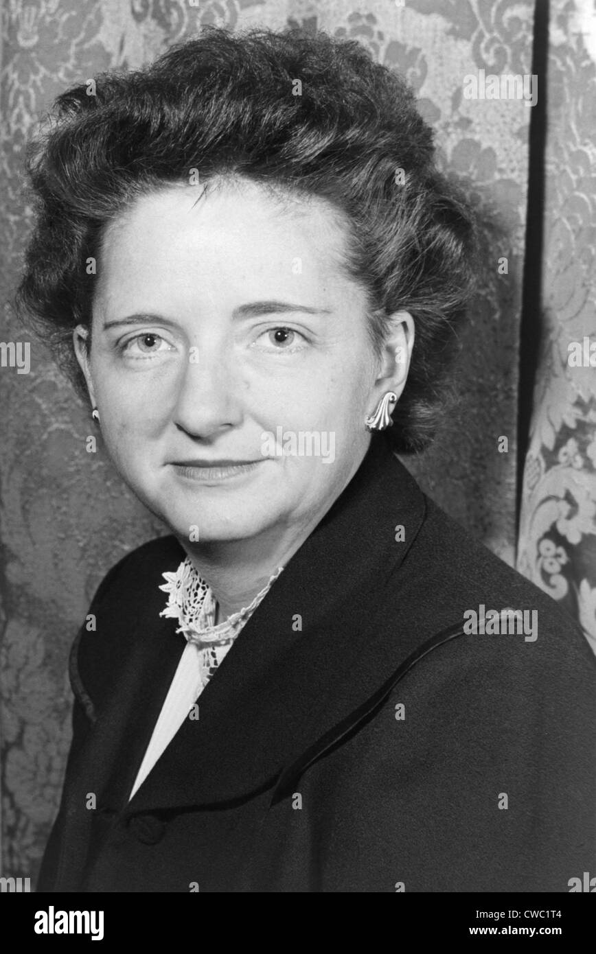 Elizabeth Bentley 1908-1963 amerikanische Mitglied der kommunistischen Partei und Spion für die Sowjets wurde 1945 wenn sie 80 benannt ein Spitzel Stockfoto