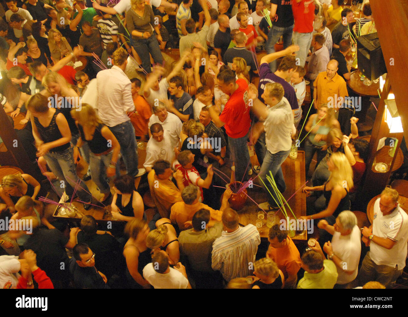 Spanien, Mallorca, feiert am Ballermann Stockfoto