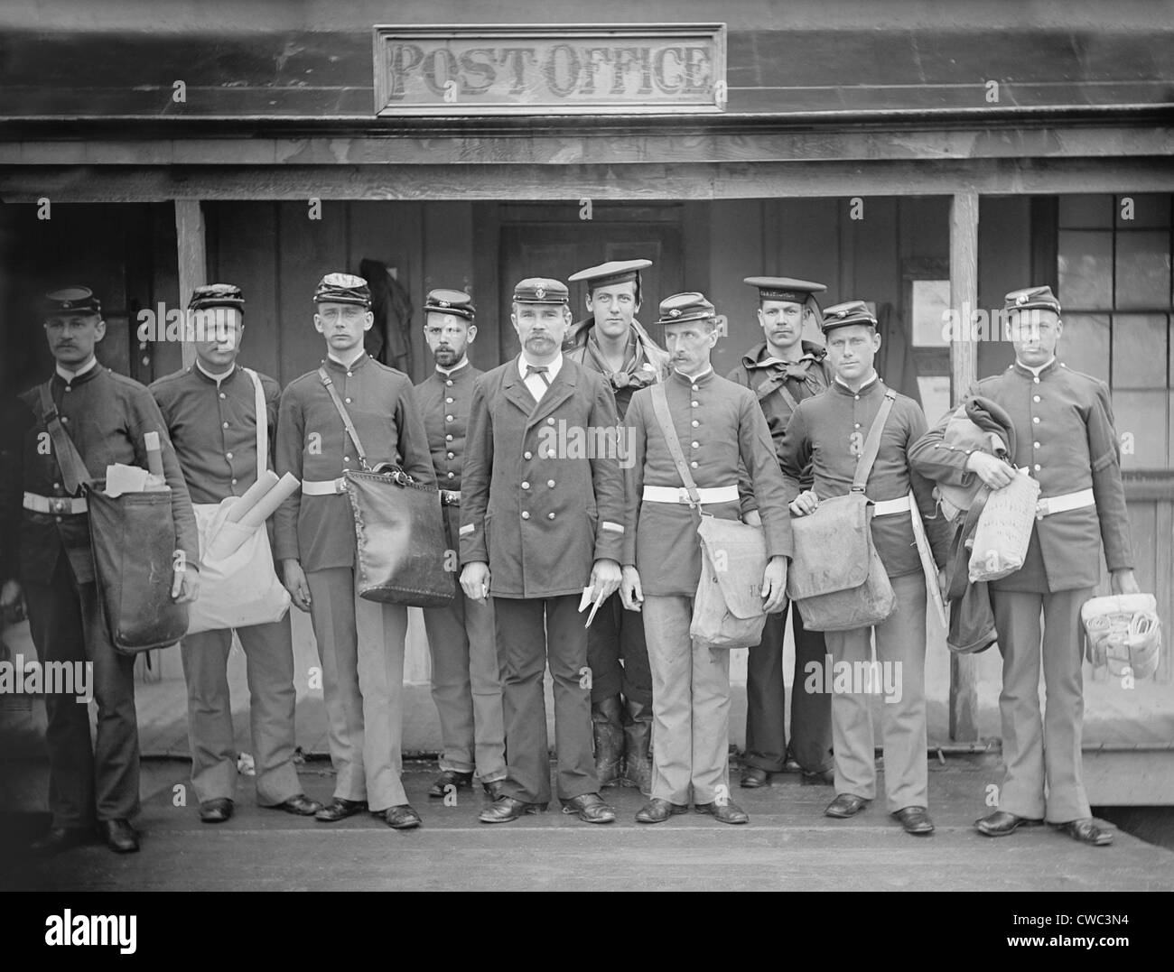 US-Militär Post Ordonnanzen. Ca. 1890-1901. (BSLOC 2010 18 86) Stockfoto