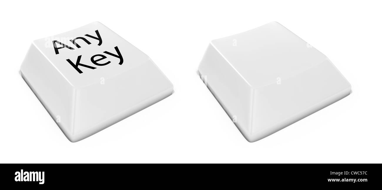 3D Render Tastatur Tasten set Stockfoto