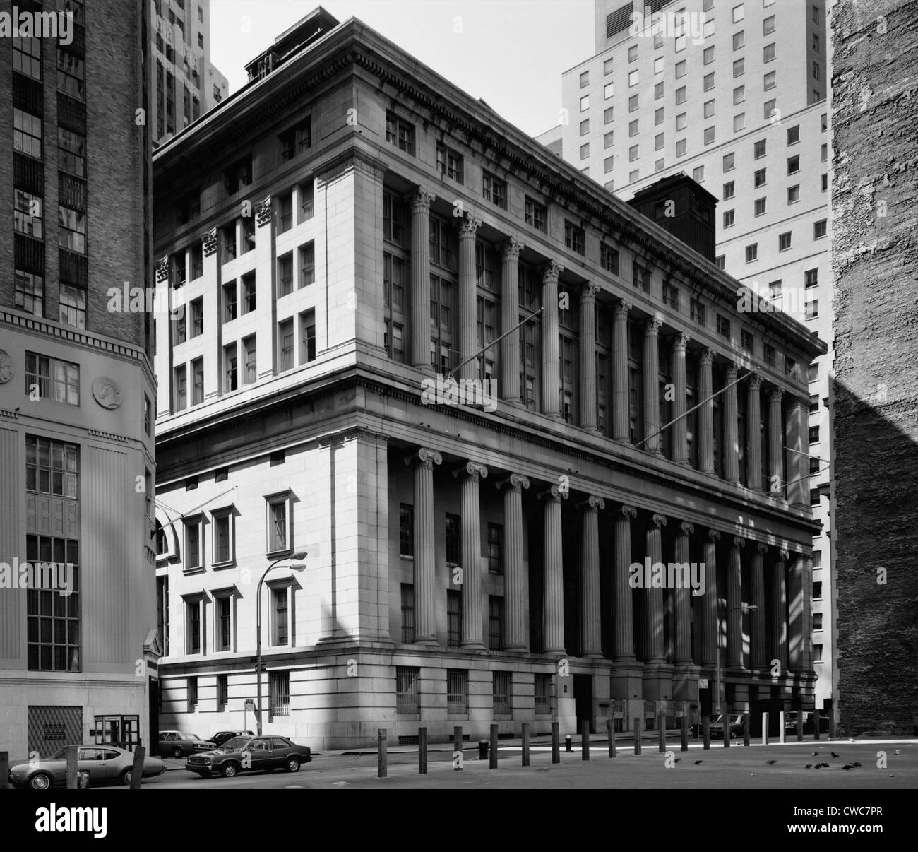 Die Merchants Exchange NY. Als die US Customs House 1862-1907 Stockfoto
