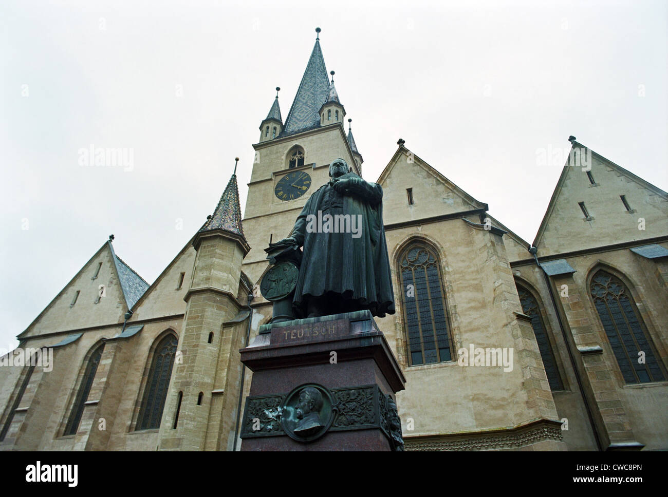 Evangelische Kirchengemeinde Sibiu (Sibiu schwarze Evanghelica), Rumänien Stockfoto